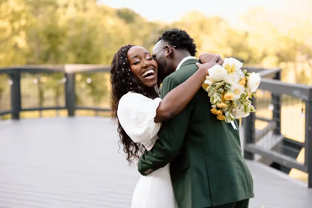 A wedding at The Valley Venues, Lookout Deck, photographed by Kaleigh Reichard Photography