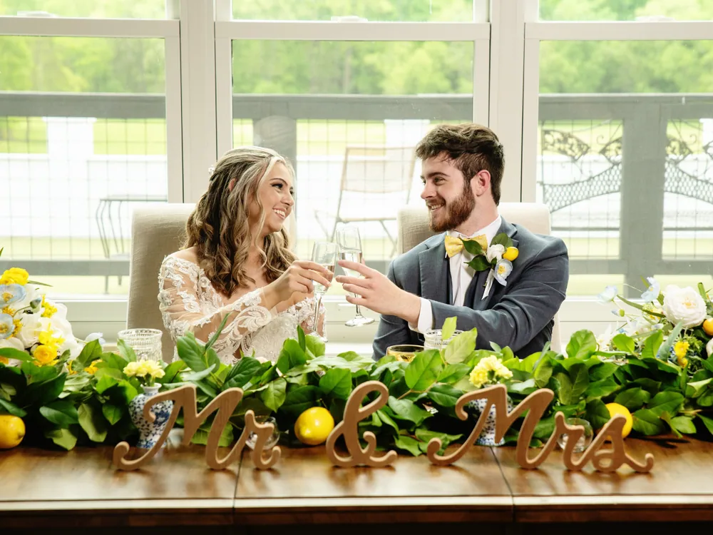At the sweetheart table