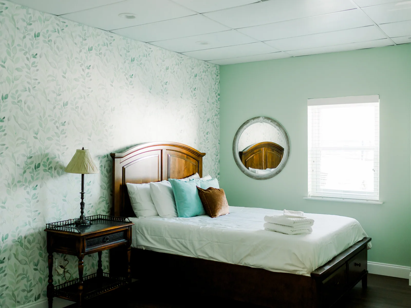 Another bedroom, the window over the valley