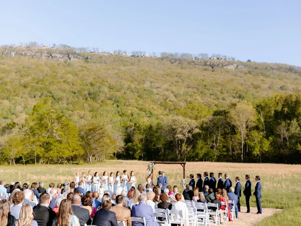 Seated toward the mountain